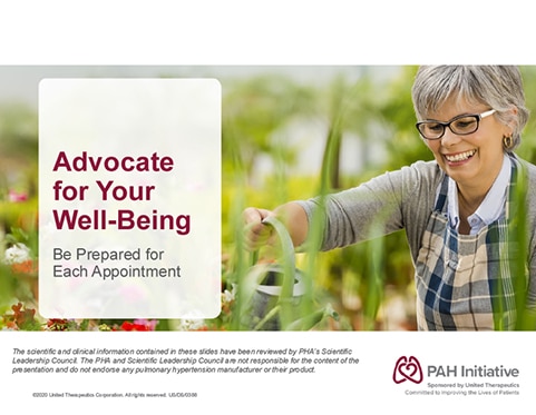 Advocate for Your Well-Being Video & Slides
