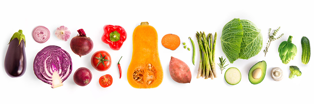 Image of which vegetables from the list of approved diet foods for PAH by the American Heart Association are most nutritious