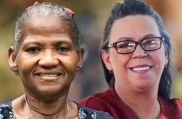 Portraits of Gwen and Thekla