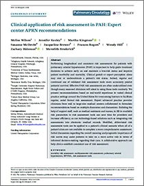Clinical Application of Risk Assessment In PAH: Expert Center APRN Recommendations thumbnail