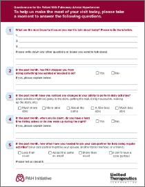 PAH Initiative waiting room checklist pdf thumbnail